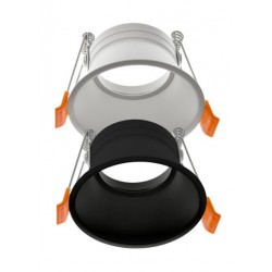 Foco fijo empotrar Konica 81mm, para Lámpara GU10/MR16, Blanco ó Negro